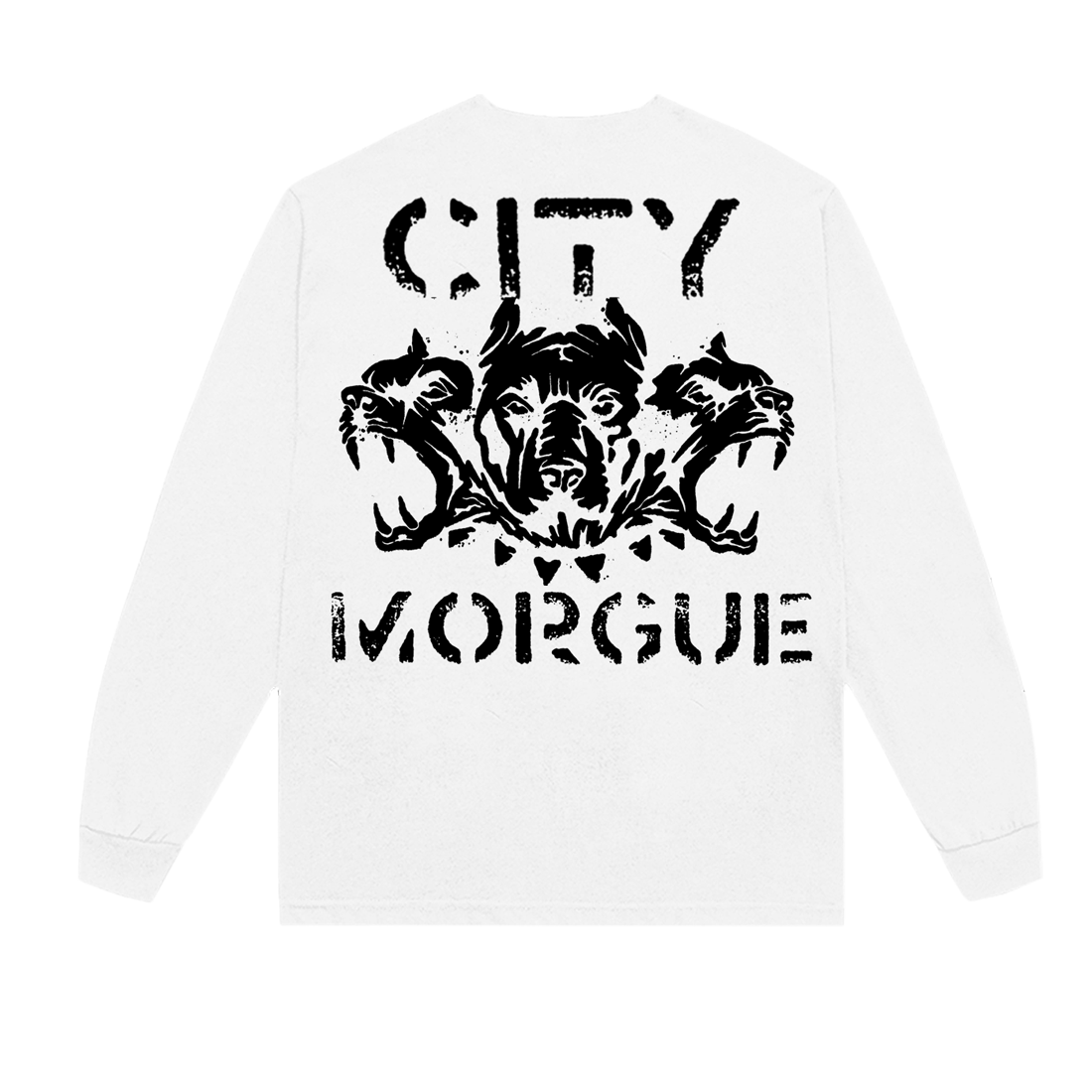 White City Morgue Stencil Logo Longsleeve